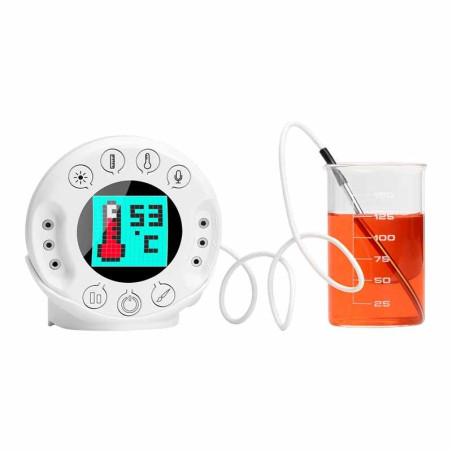 Xploris All-in-one STEAM solution combining science data logging, math, coding, control and art.