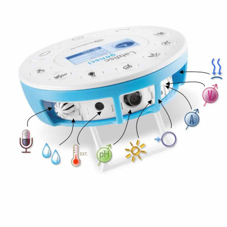 LABDISC GENSCI Laborator de stiinte all-in-one portabil cu 13 senzori incorporati pentru experimente stiintifice