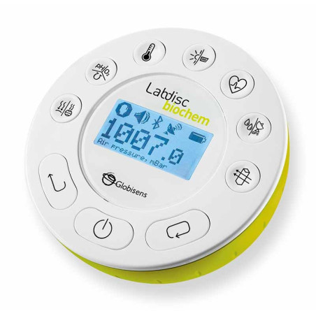 LABDISC BIOCHEM laborator all-in-one portabil cu 15 senzori incorporati pentru experimente de Biologie si Chimie