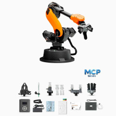 WLKATA Mirobot Professional Kit brat robotic educational cu 6 axe, Python, C++, ROSLAB, MATLAB