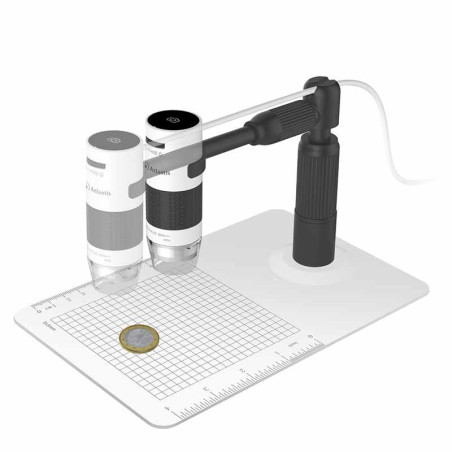 Atlantis EduScope MS725 microscop digital USB, rezolutie UXGA 1600 x 1200 pixeli, focalizare dubla 60x si 250x