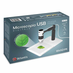 Atlantis EduScope MS725 microscop digital USB, rezolutie UXGA 1600 x 1200 pixeli, focalizare dubla 60x si 250x