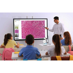 Atlantis EduScope MS737 microscop digital USB cu 6 obiective, rezolutie UXGA 1600 x 1200 pixeli, focalizare 100x pana la 600x