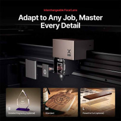 xTool P3 80W aparat de taiere si gravura cu laser cu automatizare inteligenta