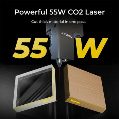 xTool P2S 55W CO2 Class IV Grey aparat de taiere si gravura cu laser clasa IV