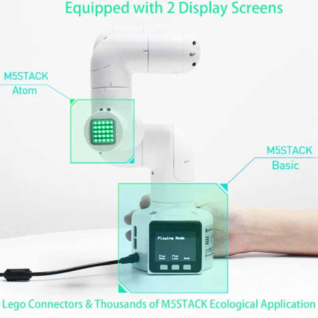 Elephant Robotics myCobot 280 M5Stack 2023 6 DOF Collaborative Robot Dual Screen Version