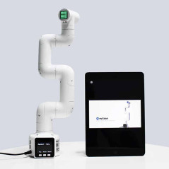 Elephant Robotics myCobot 280 M5Stack Dual Screen brat robotic ultrausor, colaborativ, pentru educatie, 6 grade de libertate