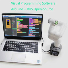 Elephant Robotics myCobot 280 M5Stack Dual Screen brat robotic ultrausor, colaborativ, pentru educatie, 6 grade de libertate