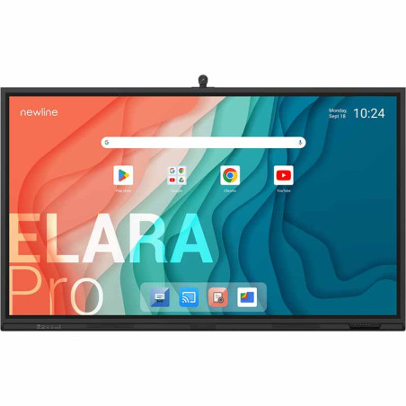 Newline ELARA Pro 75" display interactiv pentru mediul educational si corporate, Android 14, Google EDLA, 50 puncte touch, 4K