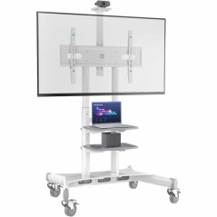 ONKRON TS1881-W Mobile TV stand for TVs 50"-86", max 90kg, white