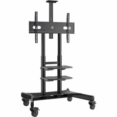 ONKRON TS1881-B stand mobil premium pentru TV-uri si display-uri cu diagonala 50"-86", max 90Kg, negru