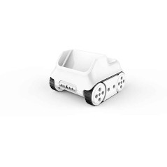 Robotul educational Makeblock Codey Rocky afisand directii pe matricea LED