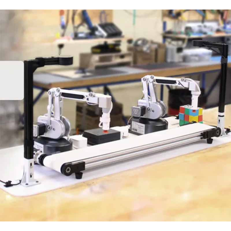 Elephant Robotics UltraArm P340 kit brat robotic educational colaborativ de inalta performanta cu 4 axe si banda transportoare