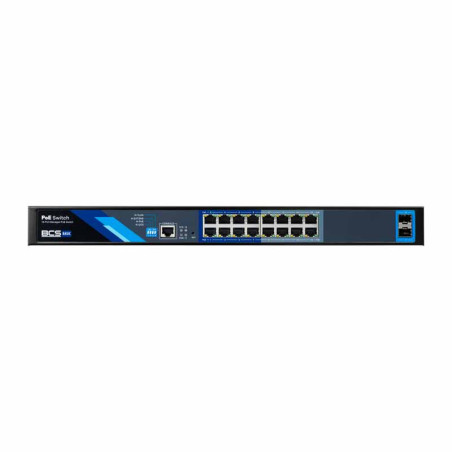 PoE switch 16 Gigabit Ports managed BCS-B-SP16G-2SFP-M, 2x SFP