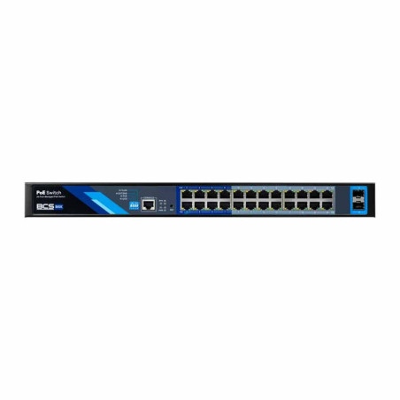 Switch PoE 24 Porturi Gigabit cu Management BCS-B-SP24G-2SFP-M, 2x SFP