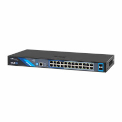 switch poe 24 porturi gigabit cu management si sloturi sfp