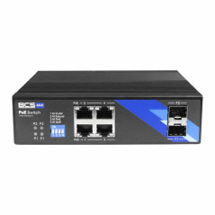 Industrial 4 Port Gigabit PoE SFP Switch  BCS-B-ISP04G-2SFP, 2x SFP