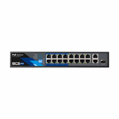 switch poe 16 porturi gigabit sfp bcs b sp1602g 1sfp